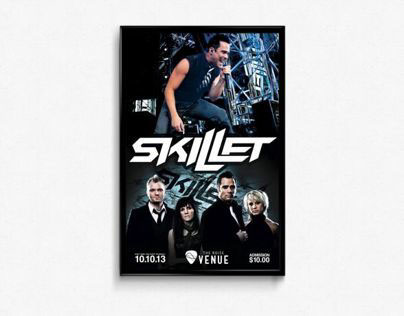 Skillet Concert Poster