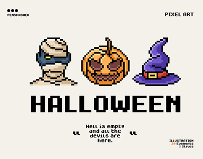 Project thumbnail - Halloween PixelArt