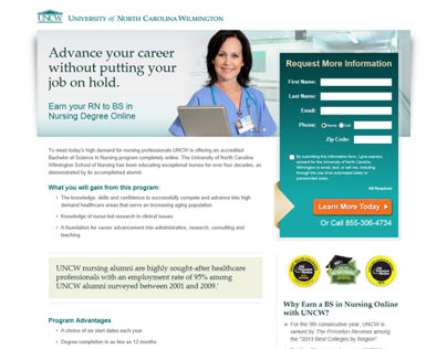 Landing Page - UNCW RN-to-BSN Online Degree Program