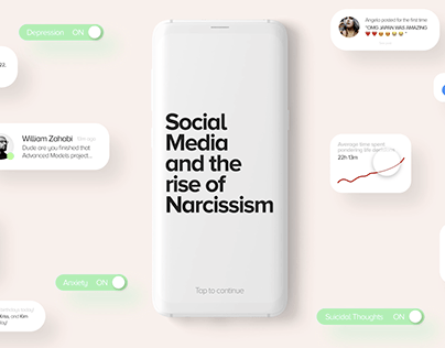 Social Media and the rise of Narcissism.