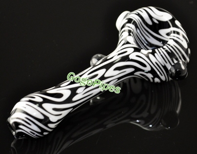 Zebra Glass Pipe