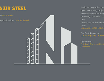 Brand Identity for Nazir Steel