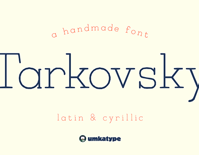 Tarkovsky - Display Font