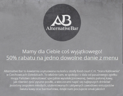 Alternative Bar Facebook tab app