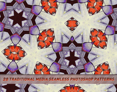 20 FREE Traditional Media Seamless Patterns