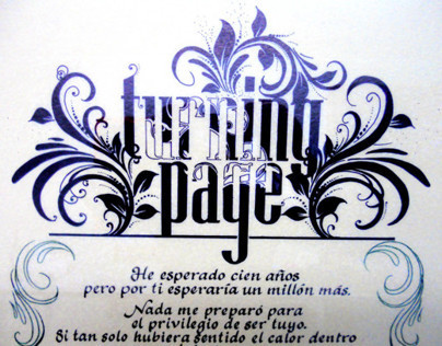 Cuadro caligrafia - calligraphy - por Jorge Pulido