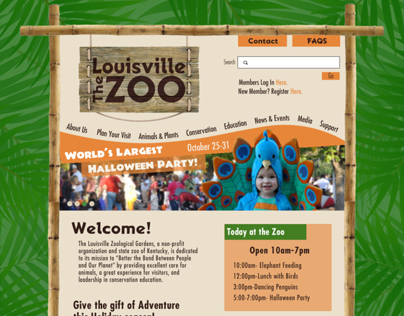 Louisville Zoo Re-Design
