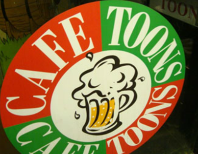 Cafe Toons menu design