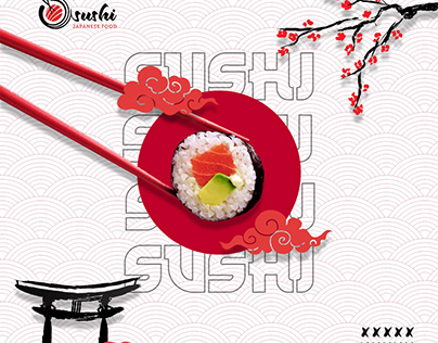 Sushi Social Media Design