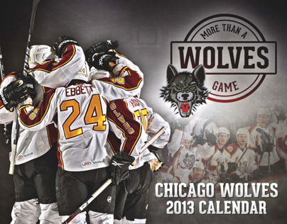 Chicago Wolves 2013 Calendar