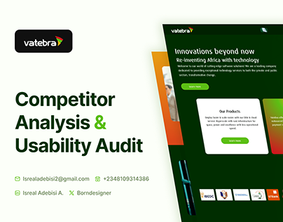 Competitive Analysis & Usability Audit