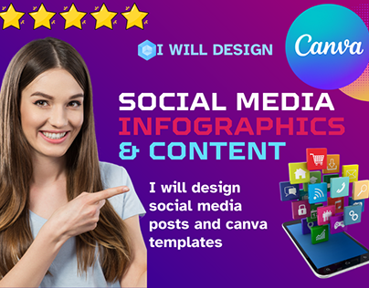 Social Media Posts Infographics Designs using Canva