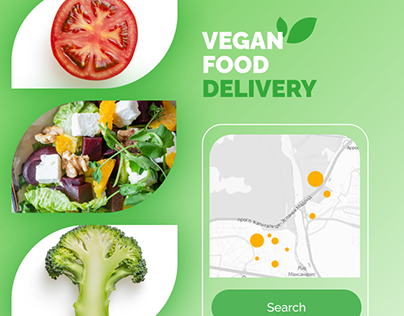 Vegan Food Delivery - Medium-fidelity