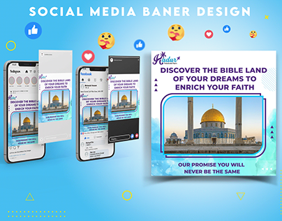 Social Media post design for Travel and Tour Agency