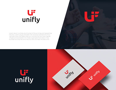 unifly brand logo design
