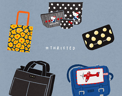 #THRIFTED: Bag Illustrations