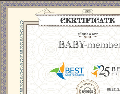 Certificate BEST Saint Petersburg