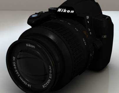 Nikon D5000 3D model
