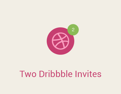 [Giveaway] Two Dribbble Invites for Designers