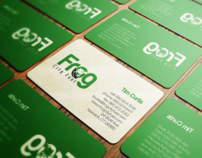 Frog City Fuel Business Cards