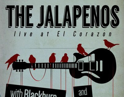 Gig Poster - The Jalapenos