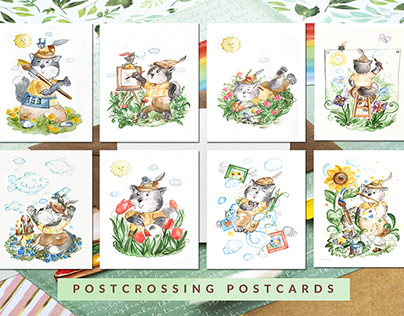 Postcrossing postcards