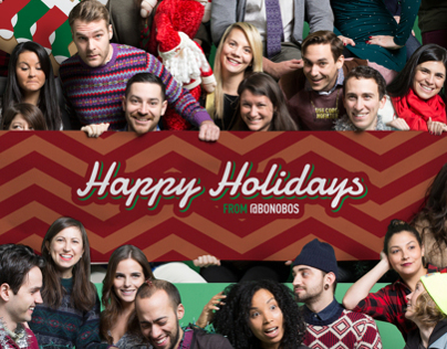 Bonobos Instagram Holiday Card