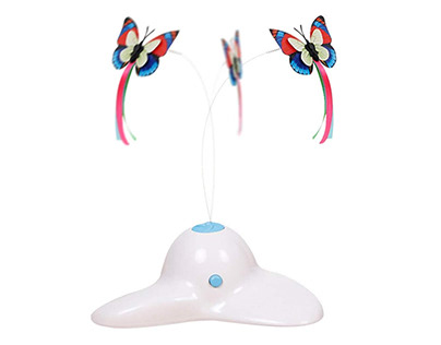 Electric Butterfly cat toy (A+ content)