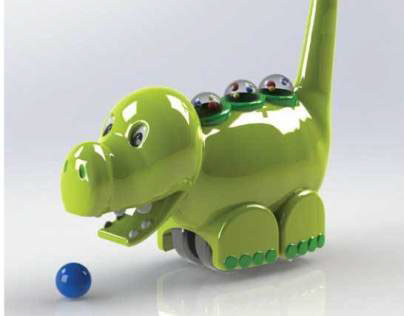Allie | Alligator Push Toy