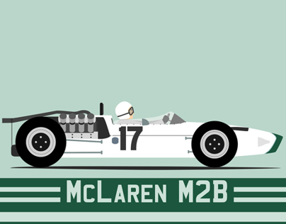 Bruce McLaren M2B Tribute wallpaper