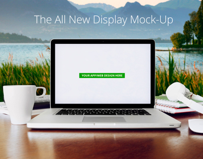 Macbook Pro - App Display Mock-Up