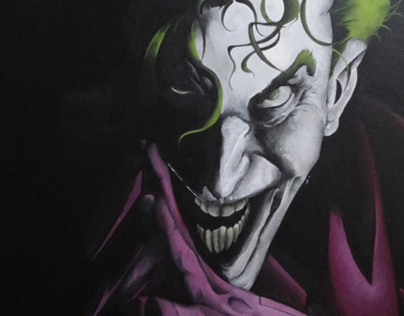 ++ The Joker ++ acrylic painting / in progress