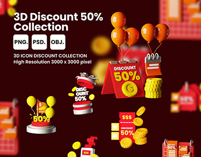 3D DISCOUNT 50% COLLECTION