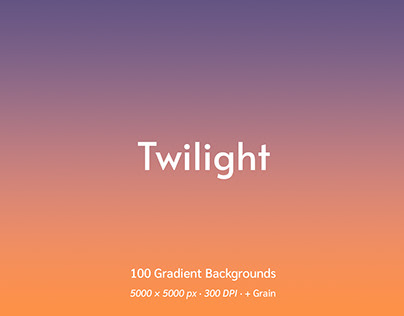 Twilight – 100 Gradient Backgrounds