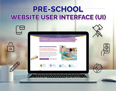 Pre-School Website UI Design | Mobile UI