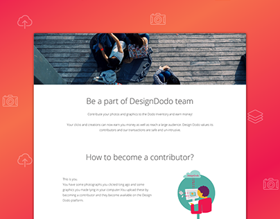 Contributors' Page UI: DesignDodo