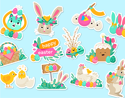 sticker pack / Easter