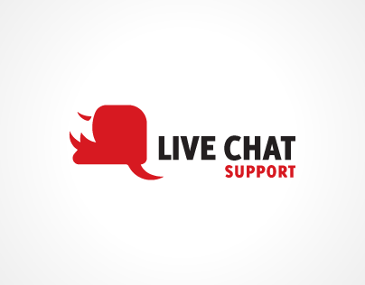 Live Chat Support Logo Design