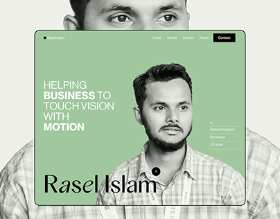 Raseler Kaj Portfolio Website Design