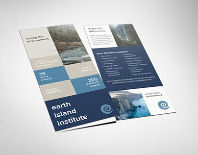 Earth Island Institute Rack Card