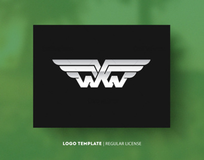 Initial Letter "W" Regular Logo $30