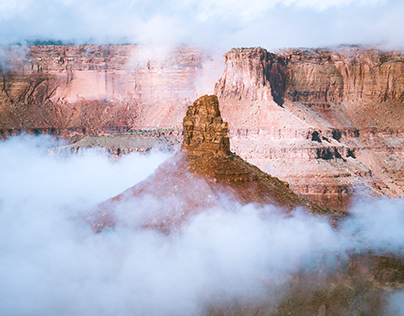 Fog in the Canyons, Utah // March 2019