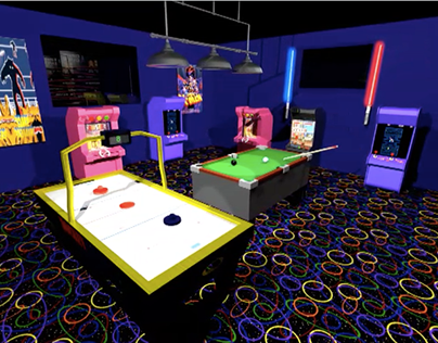 Arcade Room Animation