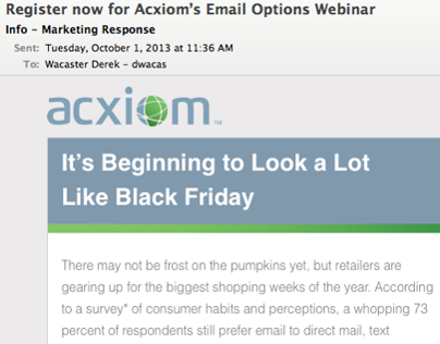 Acxiom Email Marketing