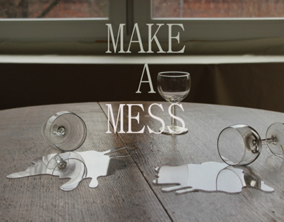 MAKE A MESS-COASTERS STAINS