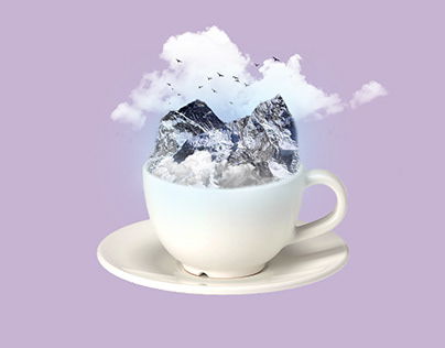 a cup of mountains