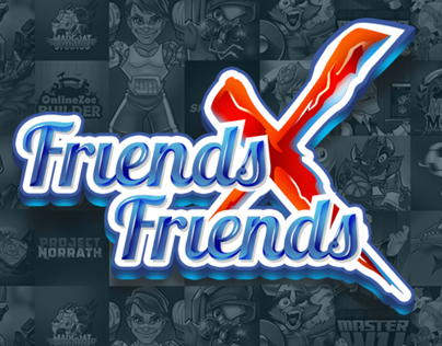 Friends X Friends Logo Design