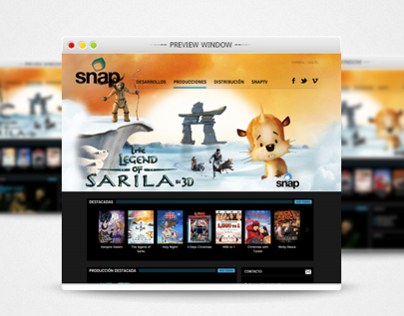 Web Banner - The Legend of Sarila for SNAPTV