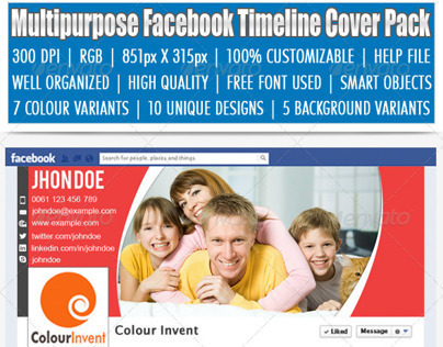 Multipurpose Facebook Timeline Cover Pack