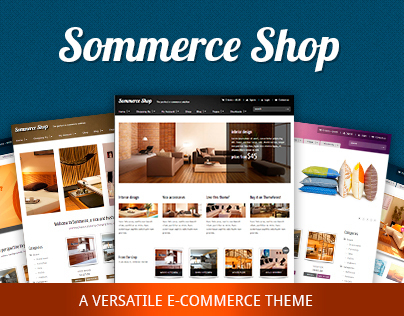 Sommerce Shop - A Versatile E-commerce Theme